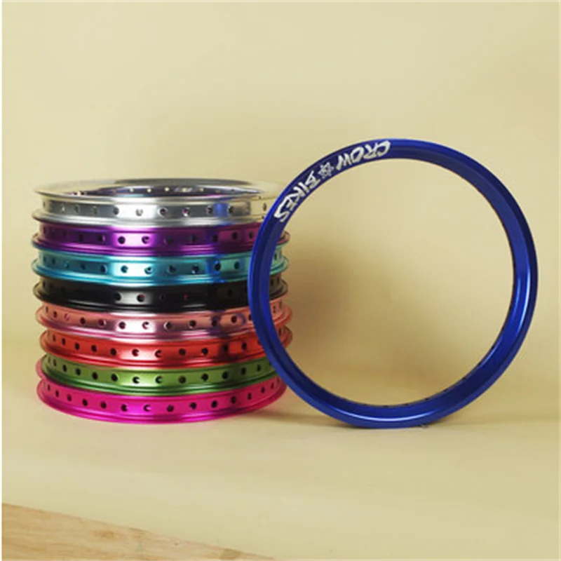 BMX Custom Models of High-Strength Rim, 16 Inch, 36 Holes, Small Wheel Bike Knife Ring, Children BMX Double Rim