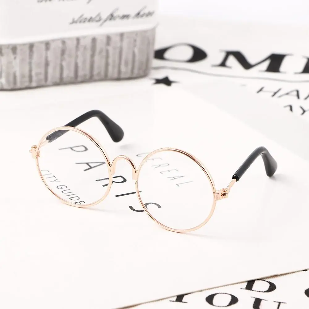 Vintage Lovely Photos Props For Little Dog Cat Trend  Eye-wear Cat Glasses Pet Sunglasses Reflection Glasses