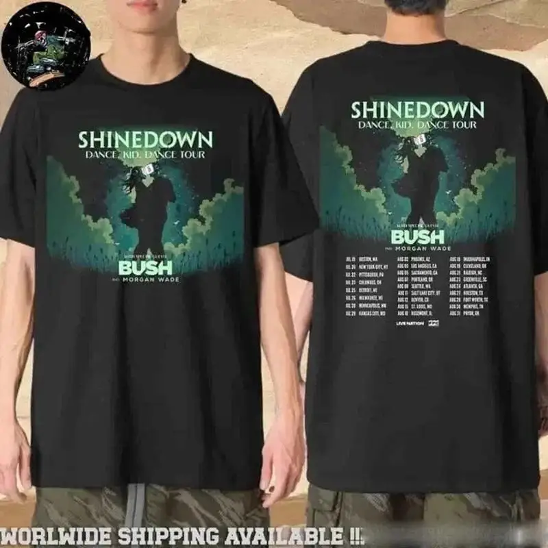 Shinedown Dance Kids Dance Tour Concert 2025 Rock Band T-Shirt