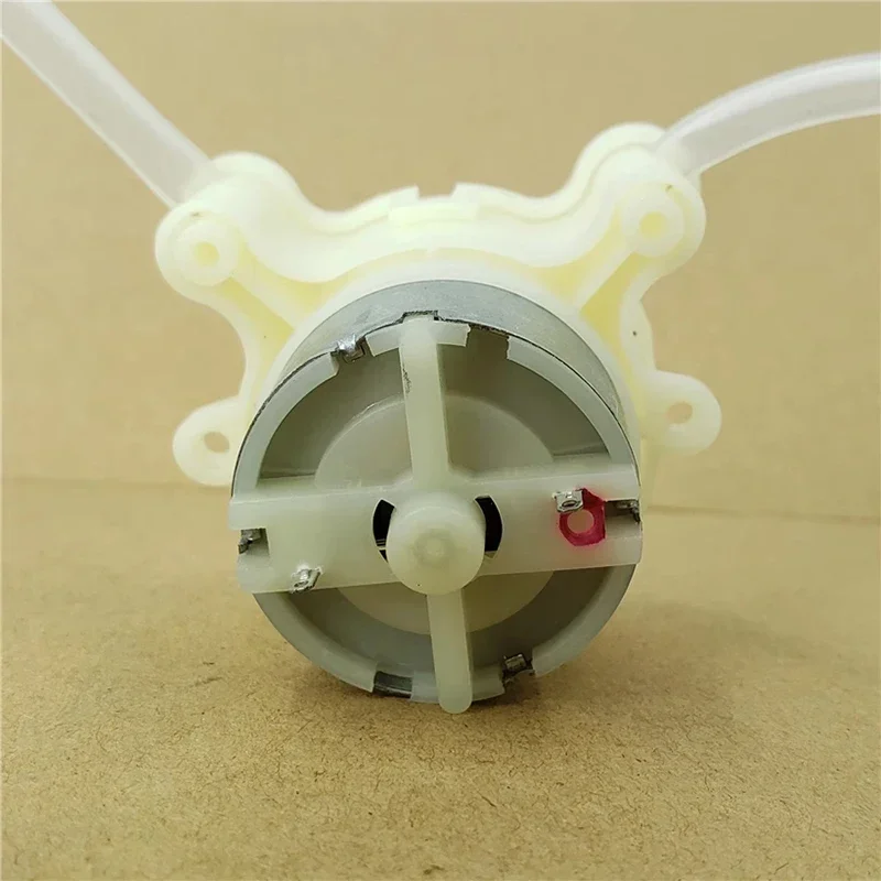 

DC 3.7V 5V 6V Micro Peristaltic Pump Mini 500 Geared Motor Dosing Pump Squeeze Liquid Water Pump for Lab Ink Sampling