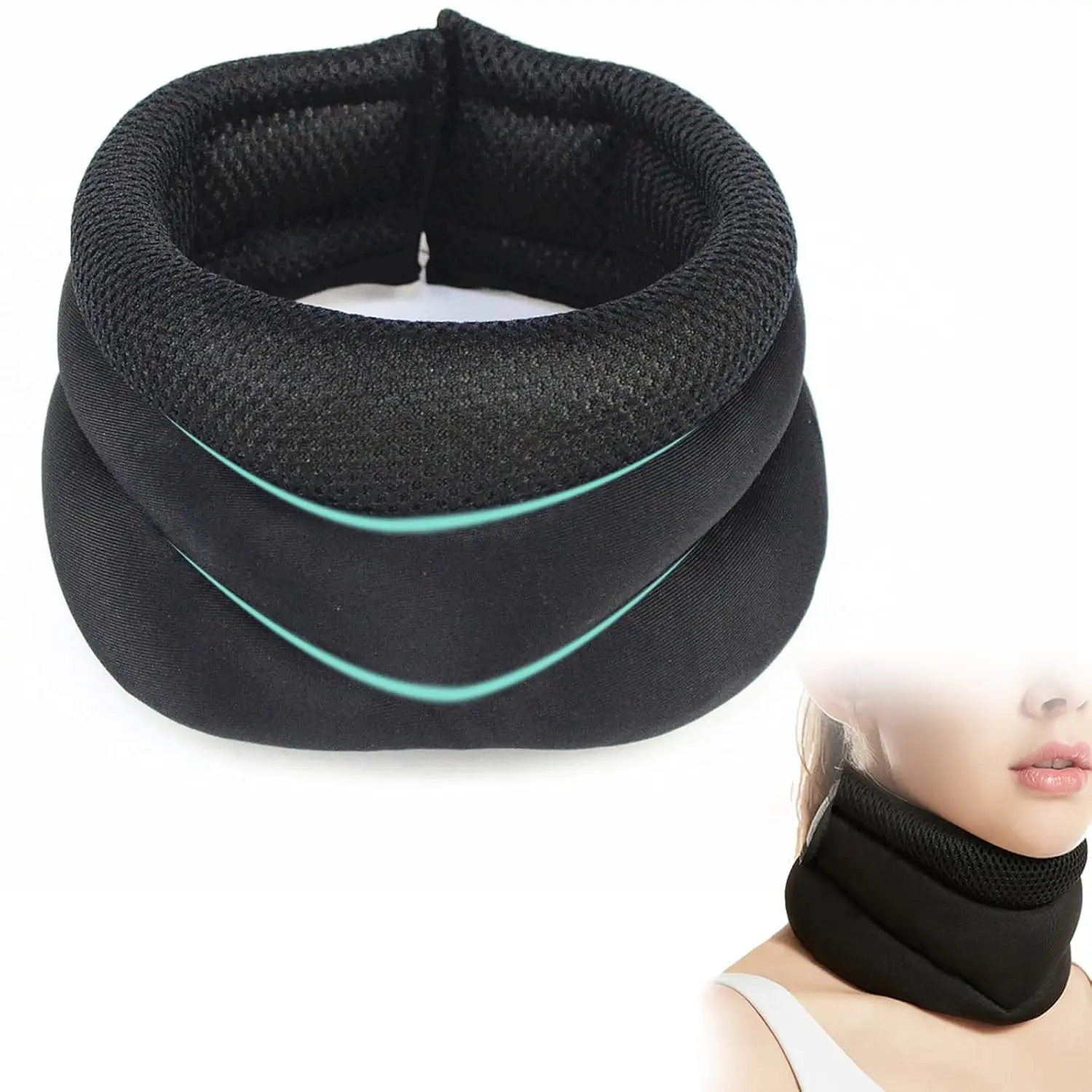 Anti-snoring Neck Brace Foam Shoulder and Neck Sleeve for Neck Pain Relief and Shoulder Relaxation 3D Neck Support