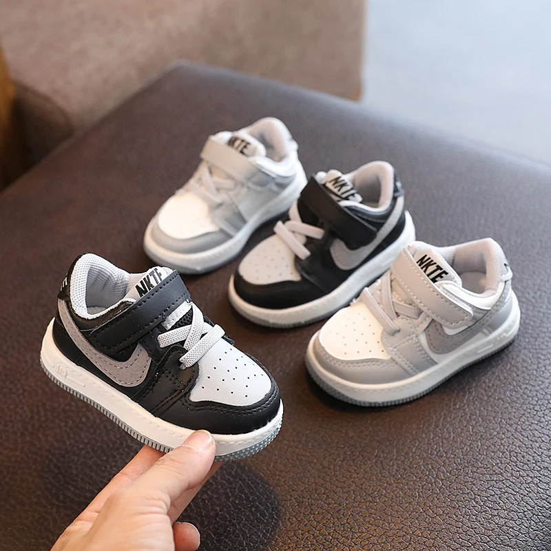 Chaussures de sport pour enfants, baskets pour garçons et filles, printemps et automne, version coréenne, chaussures simples pour bébé, semelle souple, tod, 2024