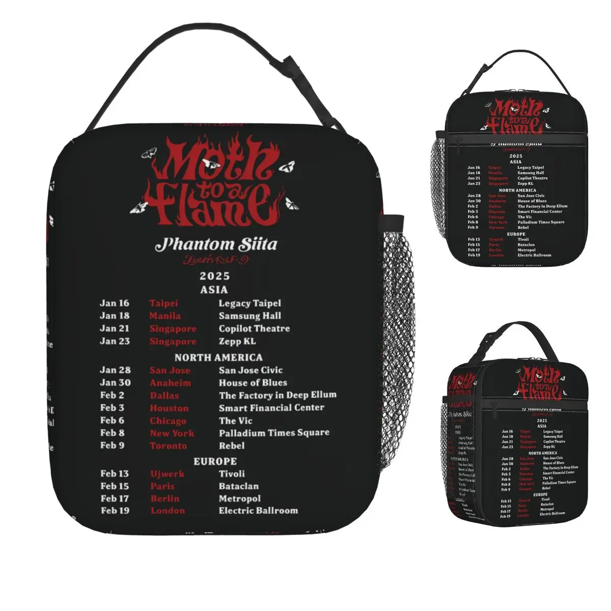 

Ado Wish Tour Japan Singer Сумка для обеда Ado Hibana World Tour 2025 Повседневная сумка для обеда Рабочая термосумка-тоут Сумка-холодильник на заказ