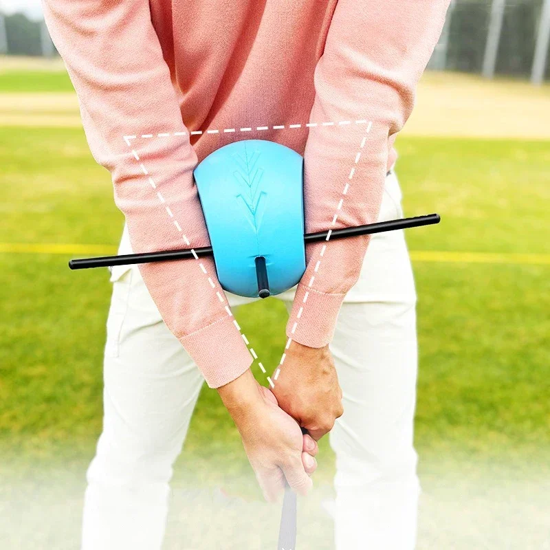Treinador Corretor de Swing de Golfe em Promoção, Auxiliar de Treinamento de Swing com Bola de Conexão para Correção de Gestos de Iniciantes, Fábrica de Suprimentos de Golfe