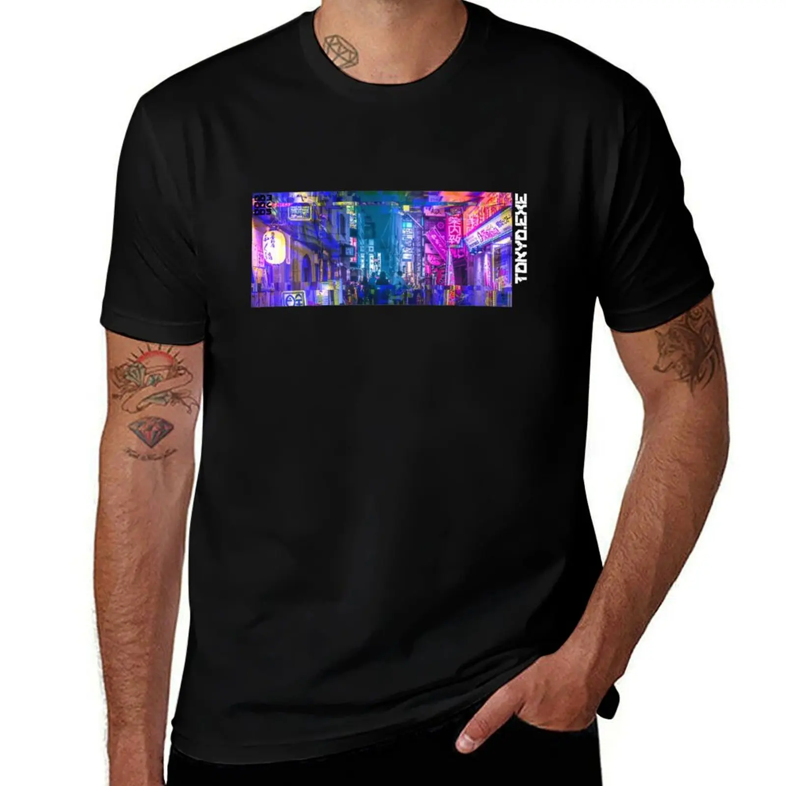 

Tokyo Neo Future Cyberpunk T-Shirt custom t shirt cute tops sports fans mens clothes