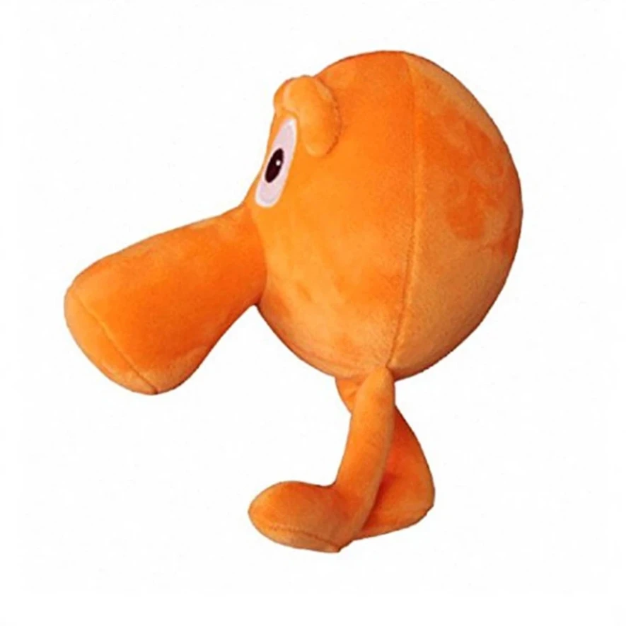 Retro Game Q bert Plushie 20cm met Coily Snake Enemy Design Knuffelpop Videogame Collectible Cadeau-idee