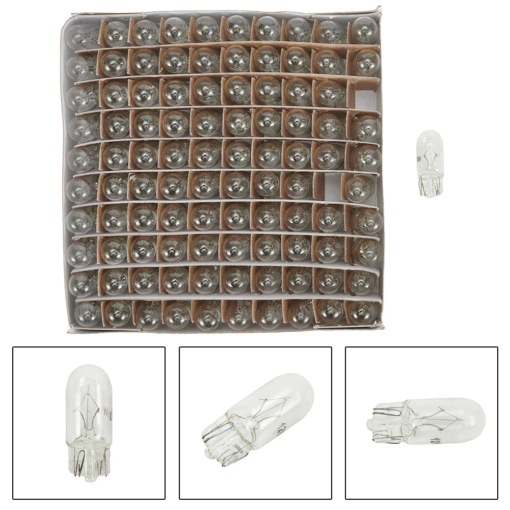 

Practical Dashboard Bulbs Accessories 100Pcs 12V 194 3W For RVs For Trucks Incandescent Instrument Bulbs LED