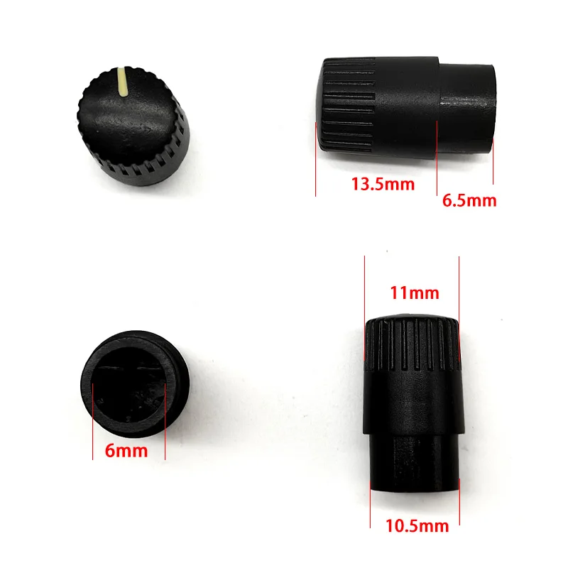 180 degree semicircular shaft handle potentiometer knob protection cover/hole 6mm encoder knob instrument switch tuning light