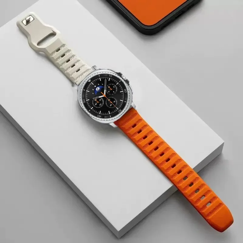 Cinturino in silicone per Samsung Galaxy Watch 8 40mm 44mm Accessori per bracciale di ricambio Cinturino Galaxy Watch 8 Classic 46mm Cintura
