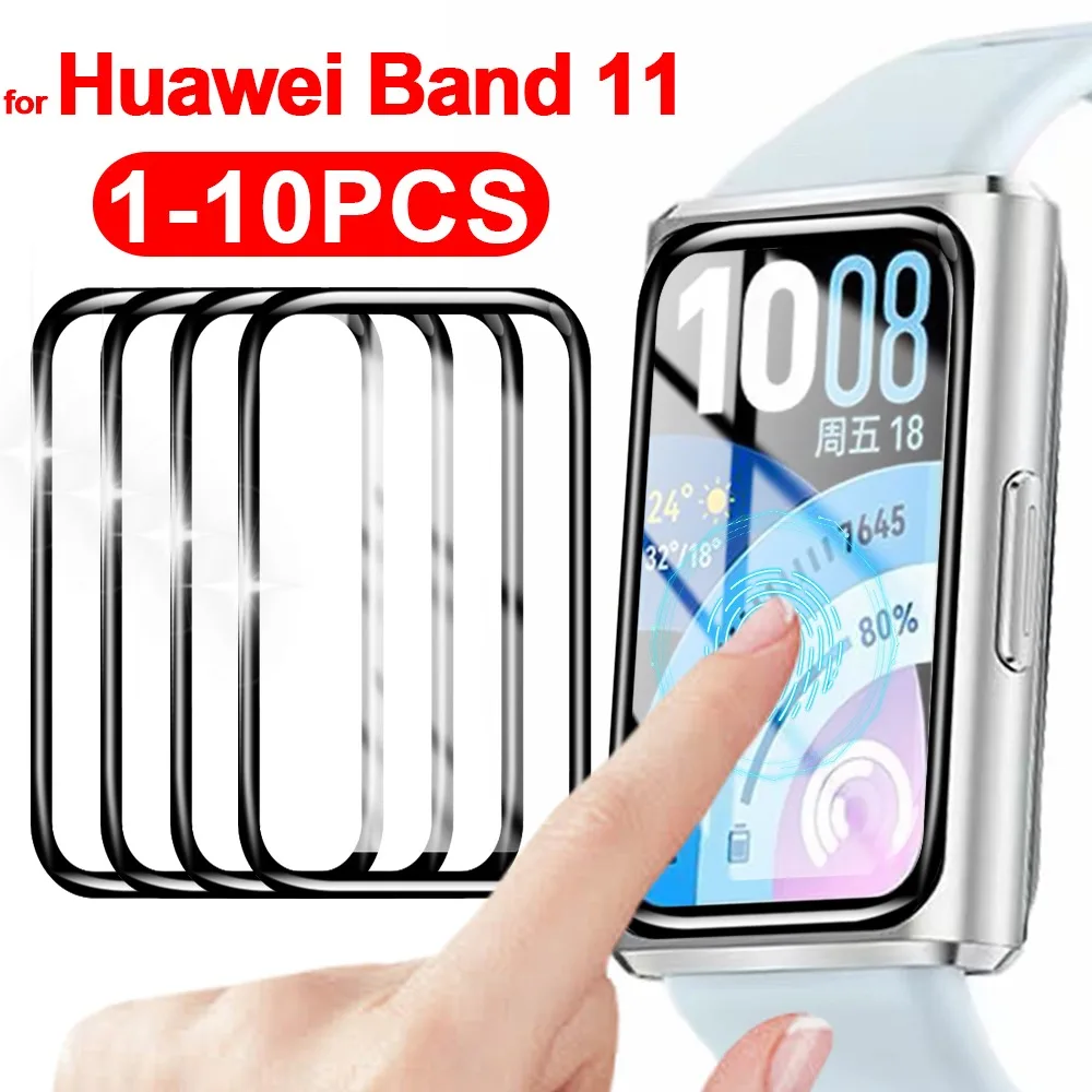 

Screen Protector for Huawei Band 11 Pro 10 3D Curved Protector Ultra-HD Coverage Anti-scratch Film for Huawei Band 11Pro Cover