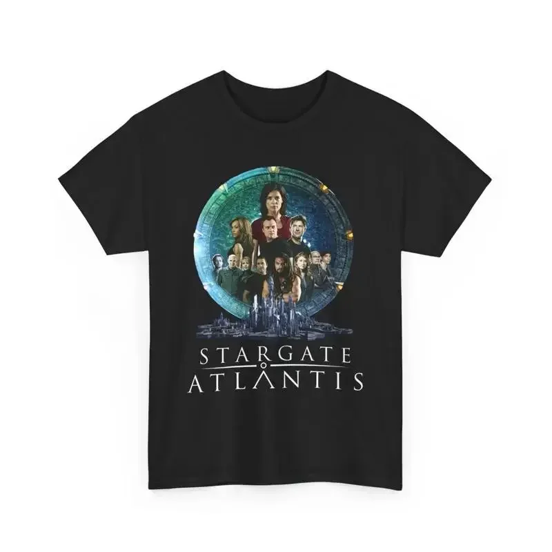 

Stargate Atlantis Unisex Tee Sci Fi Graphic T Shirt Space TV Show Shirt