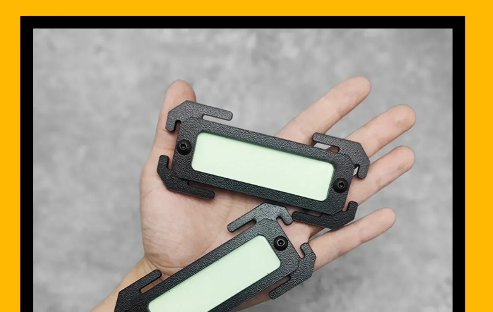 Accesorios MOLLE táctico noctilucentes plásticos para mochila chaleco - imagen 3