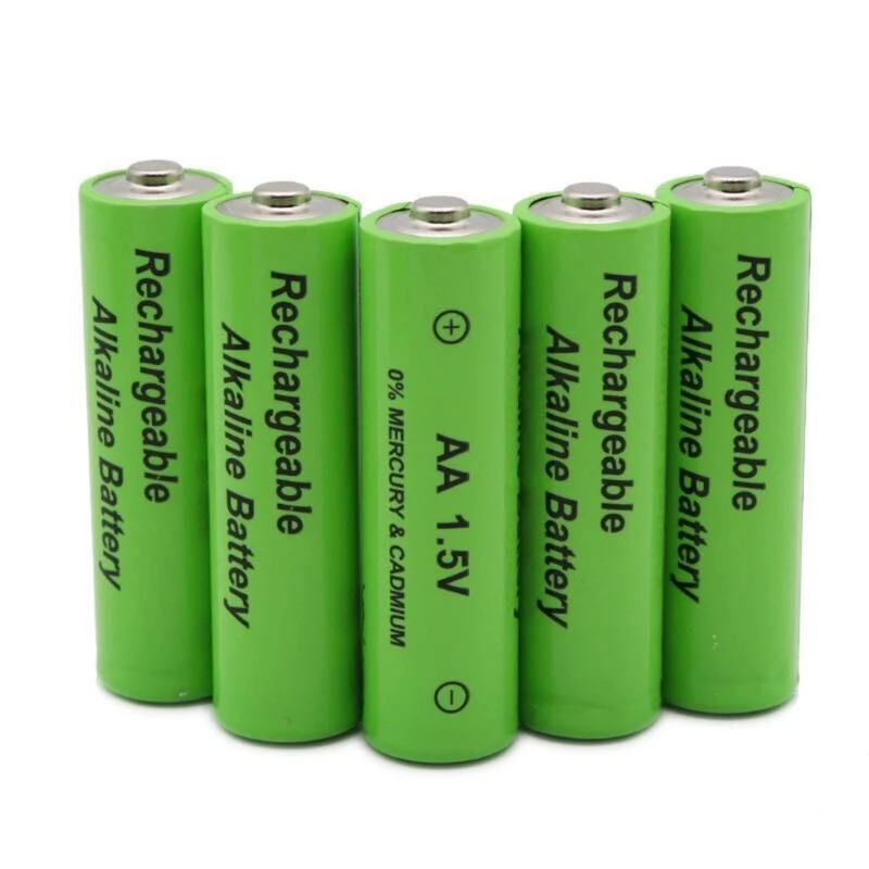 Reliable Rechargeable AA Batteries Alkaline Batteries Sustainable Energy Source for Cameras Remotes Various Devices 4pcs