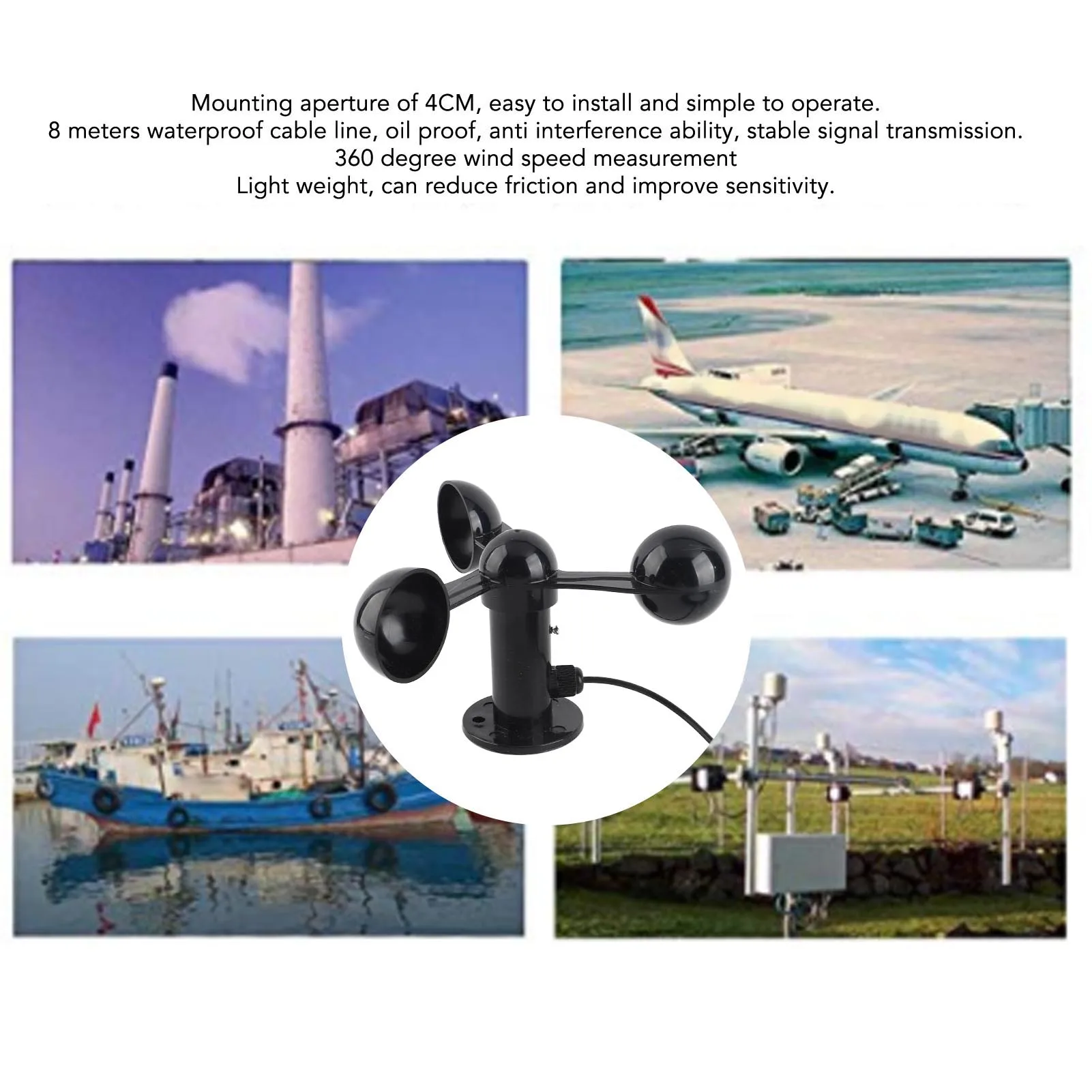 Sensor de Velocidad del Viento - Anemometer Wind Speed reseña y precio