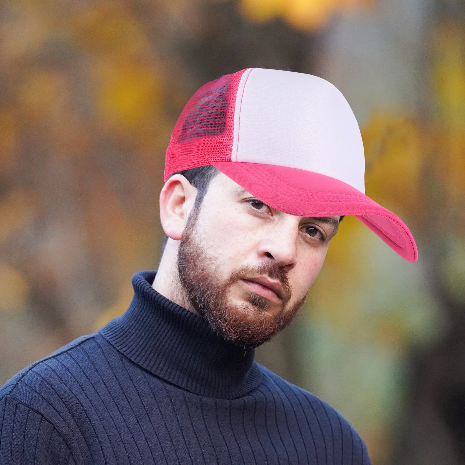 

10Pcs Blank Baseball Caps Mesh Sublimation DIY Hat for Printing Lightweight Unisex Outdoor Summer Cap Sublimation Hats