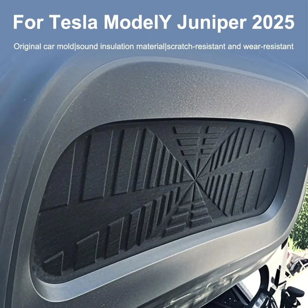 

For Tesla Model Y Juniper 2025 Frunk Lid Soundproof Dust Proof Cotton Mat Sound Proof Protective Noise Reduction Mat