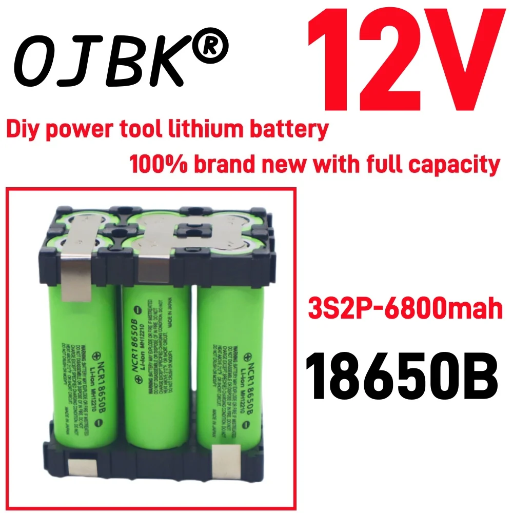 Original 100% full capacity 20A 18650 3400mAh 6800mAh 3S 4S 5S 12.6V 14.8V 18V DIY screwdriver battery welding battery pack