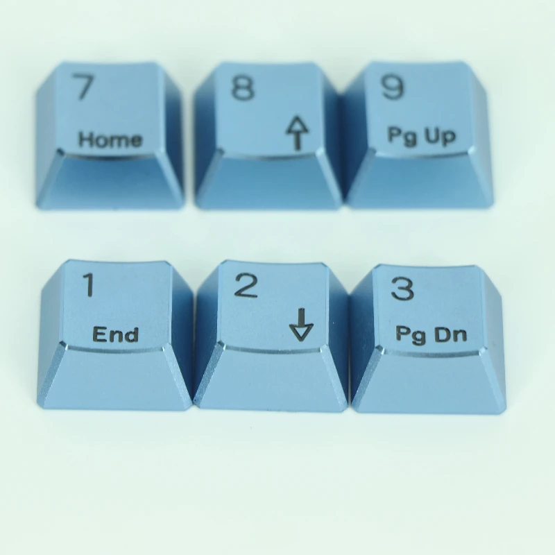 Hi U M HL Aluminum Alloy Keycaps Custom Cherry Profile Personalized Matching Accessories R1/R4 IU Point Key Caps for Gamers