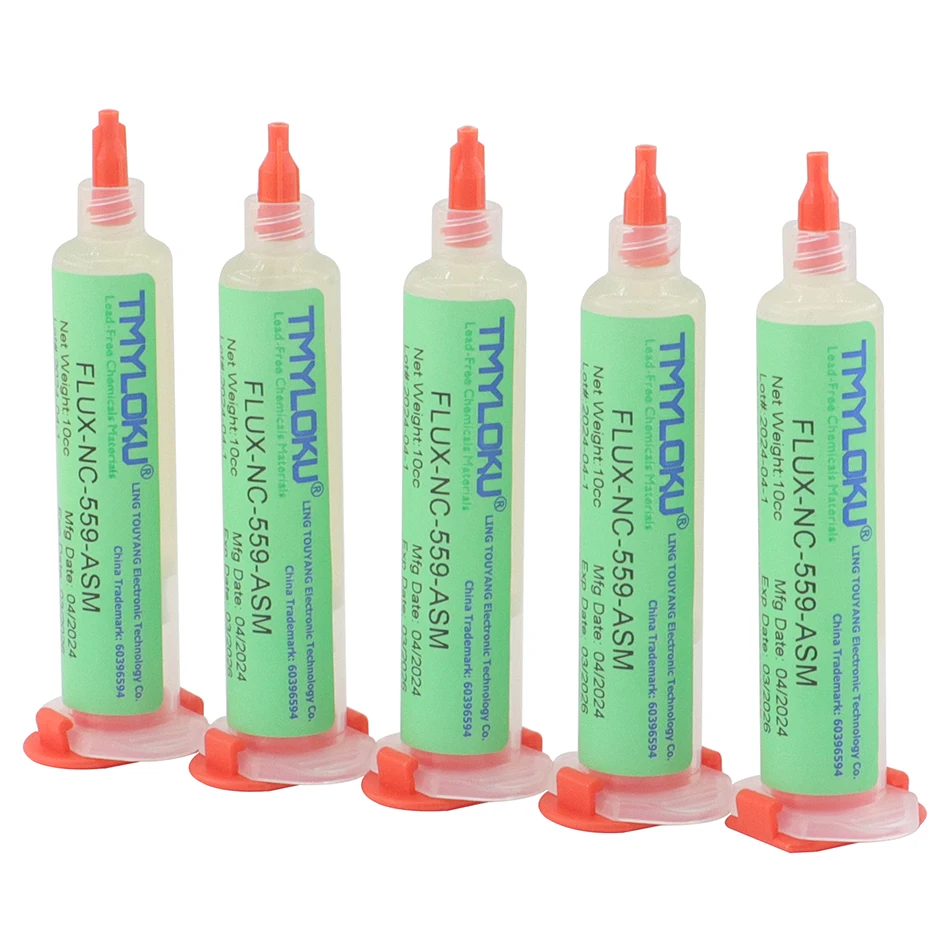 10 Chiếc RIESBA 559 10cc Hàn Dán Thông Lượng NC-559-ASM Dầu Xi Lanh BGA Hàn Sáo Thông Lượng Cho Hàn Nc 559 Hàn thông Lượng