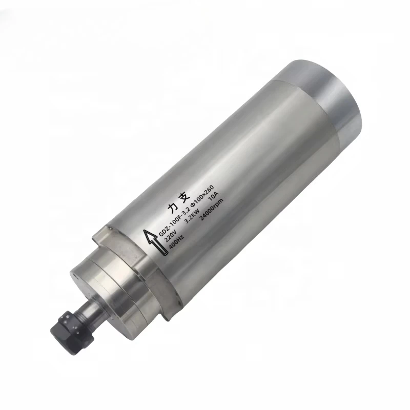 

3.2KW-ER20 Durable Air Cooled CNC Spindle Motor Unique Design Hot Sale Widely Used BT30 Nose Joint Core Engine Spindle Motor