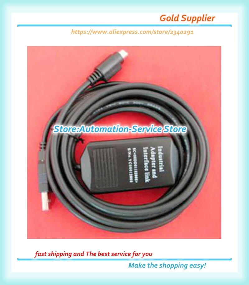 

Кабель TSXPCU1030+ для кабеля программирования ПЛК Modicon (TSX) с RS232/RS485, новый TSXPCU1030