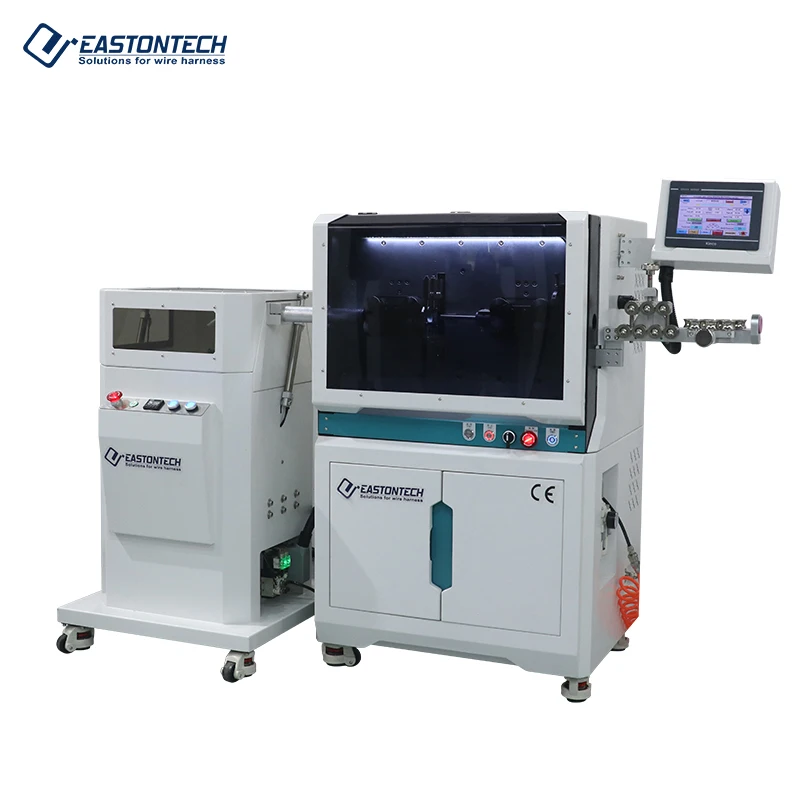 Fully Automatic Automatic Cable Cutting Stripping Machine, Computer Stripping Machine with Coiling Machine