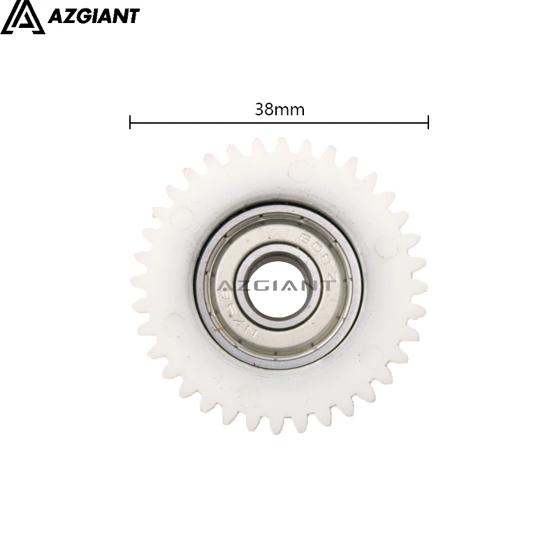 3 szt. 36 zębów koło litowe elektryczny silnik rowerowy przekładnia silnika plastikowa przekładnia nylonowa 608Z łożysko 8MM średnica otworu wewnętrznego