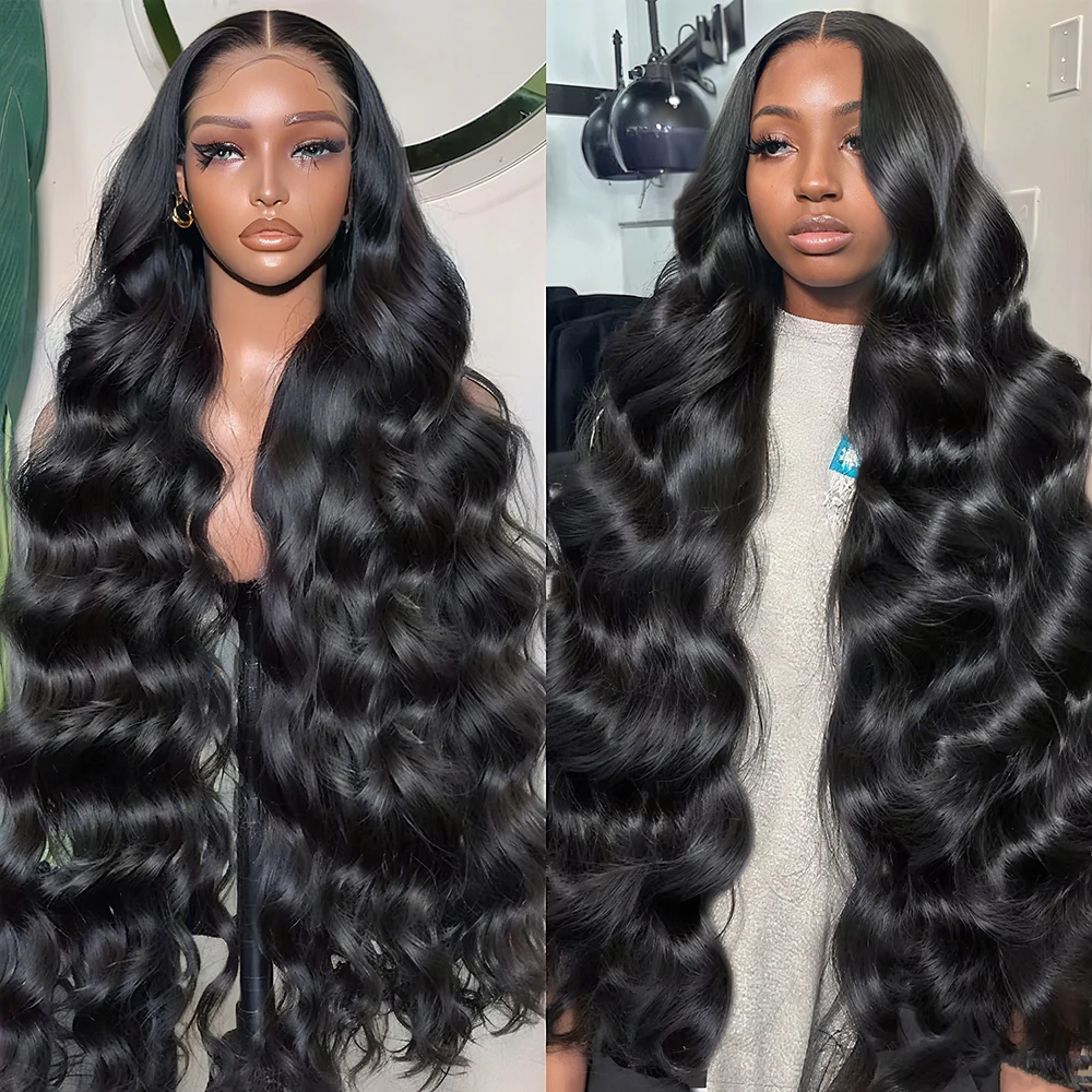Peluca Frontal de encaje 13x6 13x4 Hd, pelucas de cabello humano con encaje Frontal 7x6 para mujeres negras, peluca de cabello humano brasileño ondulado de 30 32 46 pulgadas