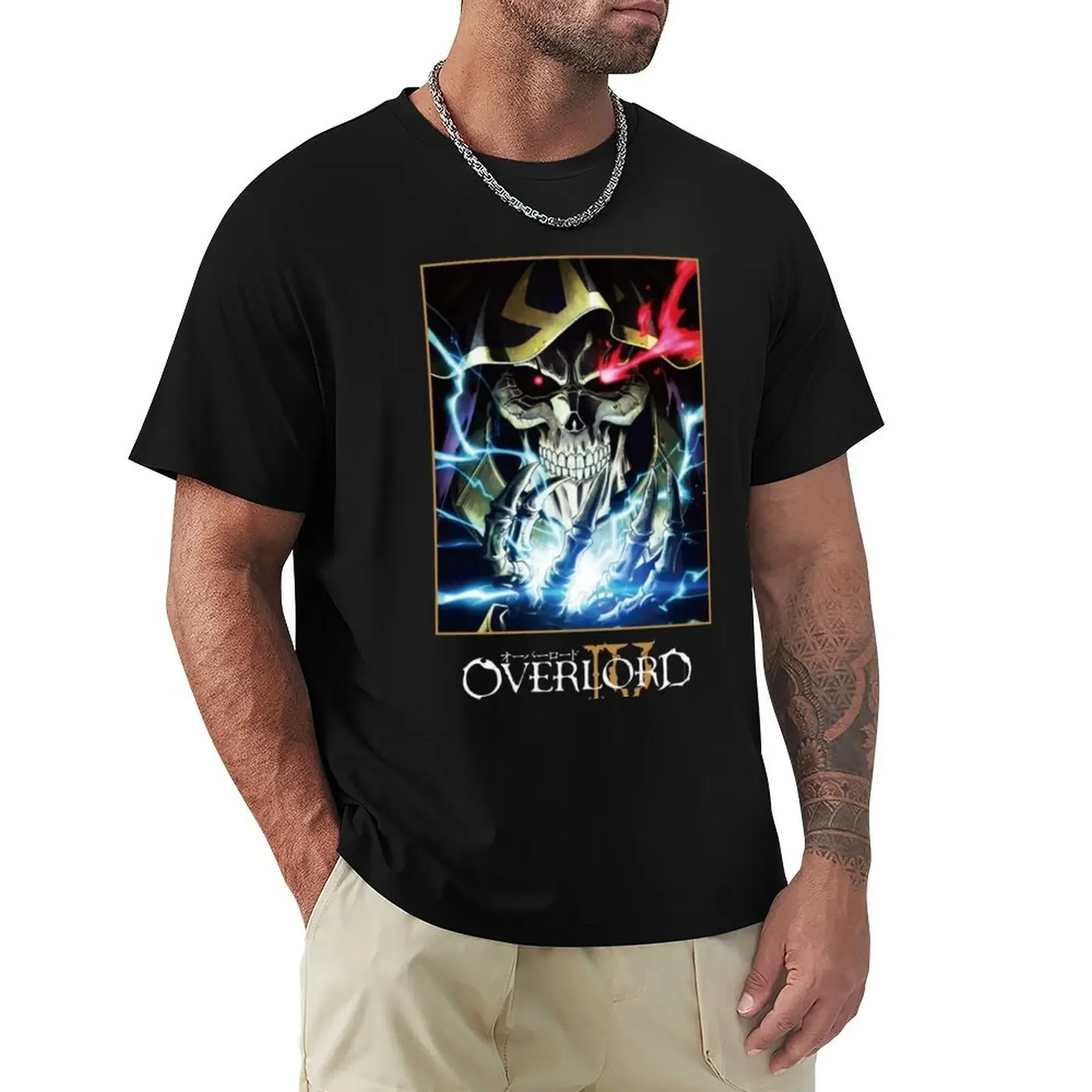 

Overlord manga T-Shirt tees customs design your own cheap stuff blanks sweat shirts, men