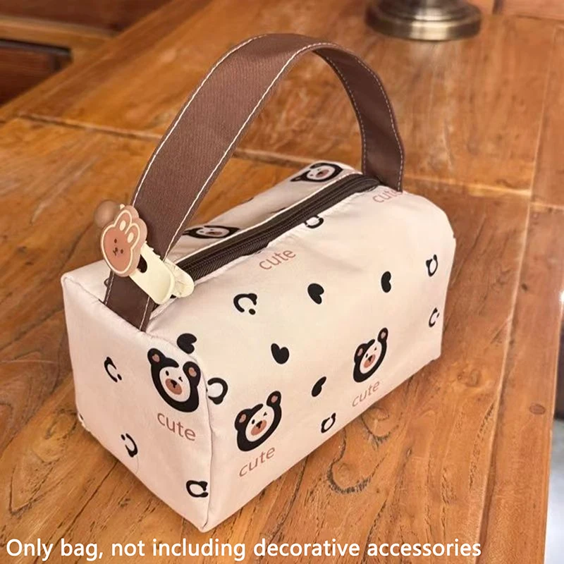 

Cute Bear Hand Cosmetic Bags Portable Women Storage Bags Gifts Portable Makeup Washing Bag