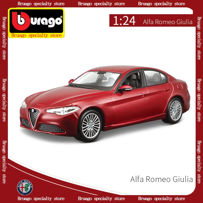 Bruago 1:24  Romeo Julia Renault Meganna Alpha Alloy Car Model Collection Decoration For Boys Car Model Toys Birthday Gift