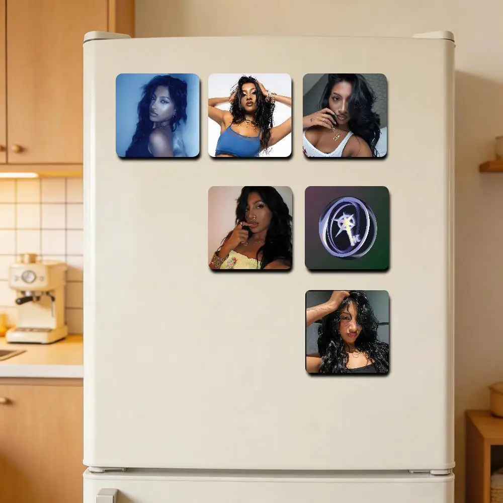 Singer L-Lara Raj Sublimation Magnet Cartoon Anime CuteFridge Magnets Personalized Sublimation Products for Kitchen