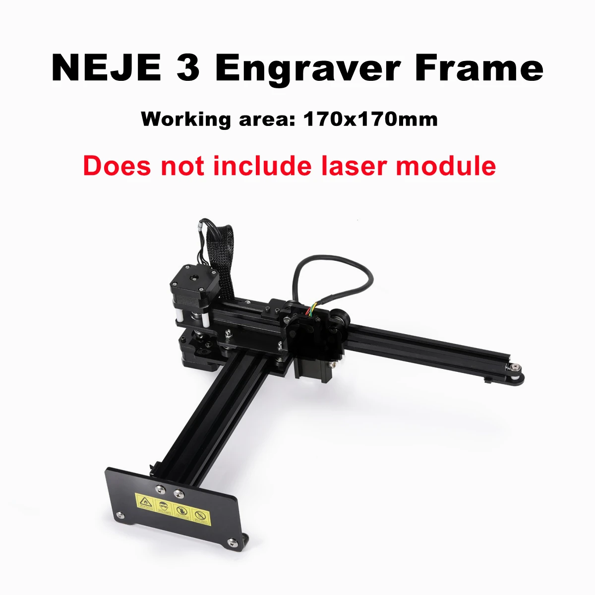 Neje 3 Cnc Laser Graveur Frame Zonder Laser Module Graveren Snijmachine Frame 170mmx 170Mm Graveergebied