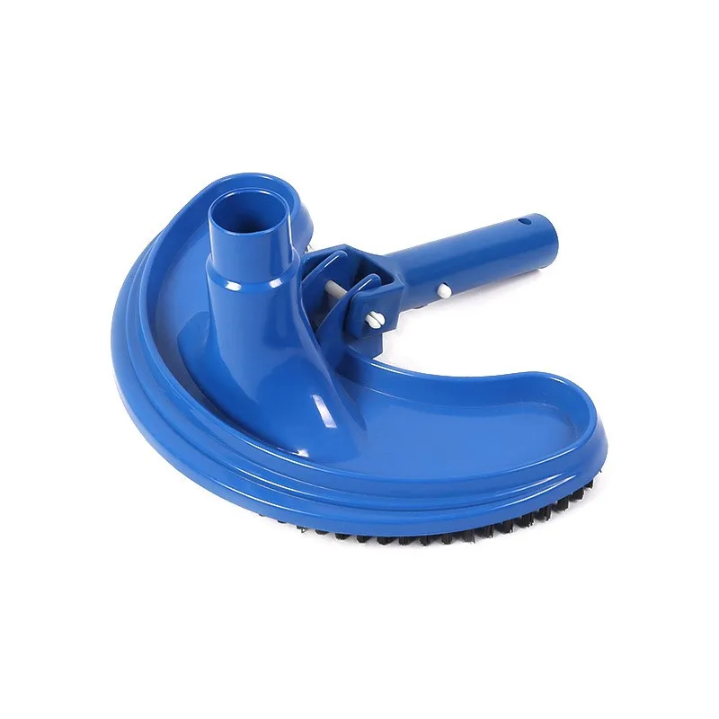 Image of Poolbürste im klassischen Design mit harten Borsten, verschleißfestes Reinigungszubehör für Schwimmbäder, Fischteiche und den Haushalt