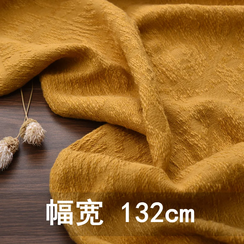 Primavera y otoño 100% algodón tela Jacquard chaqueta suave geométrica Color sólido teñido Casual