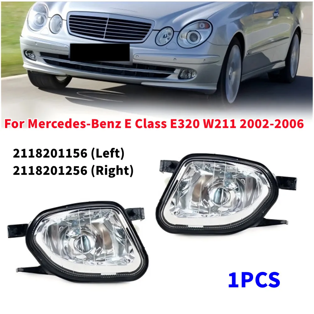 

2118201256 2118201156 Для Mercedes Benz W211 E320 E350 E500 2002 2003-2006 Передний бампер Противотуманная фара БЕЗ лампы Автомобильные аксессуары