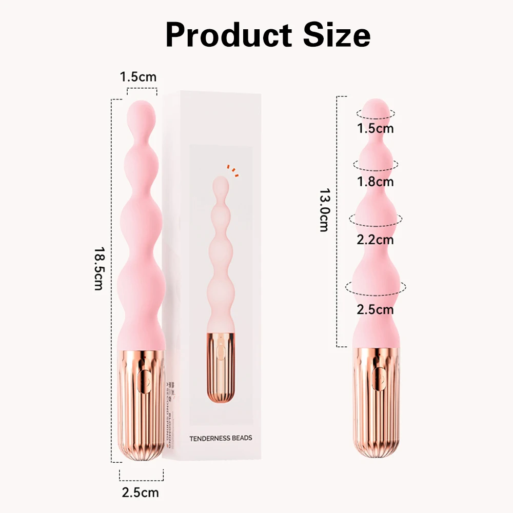 Anal Bead Vibrator For Women Vagina Clitoris Stimulator Vibrating Butt Plugs Male Prostate Massager Anus Sex Toy Couple Sex Toy - Image 6