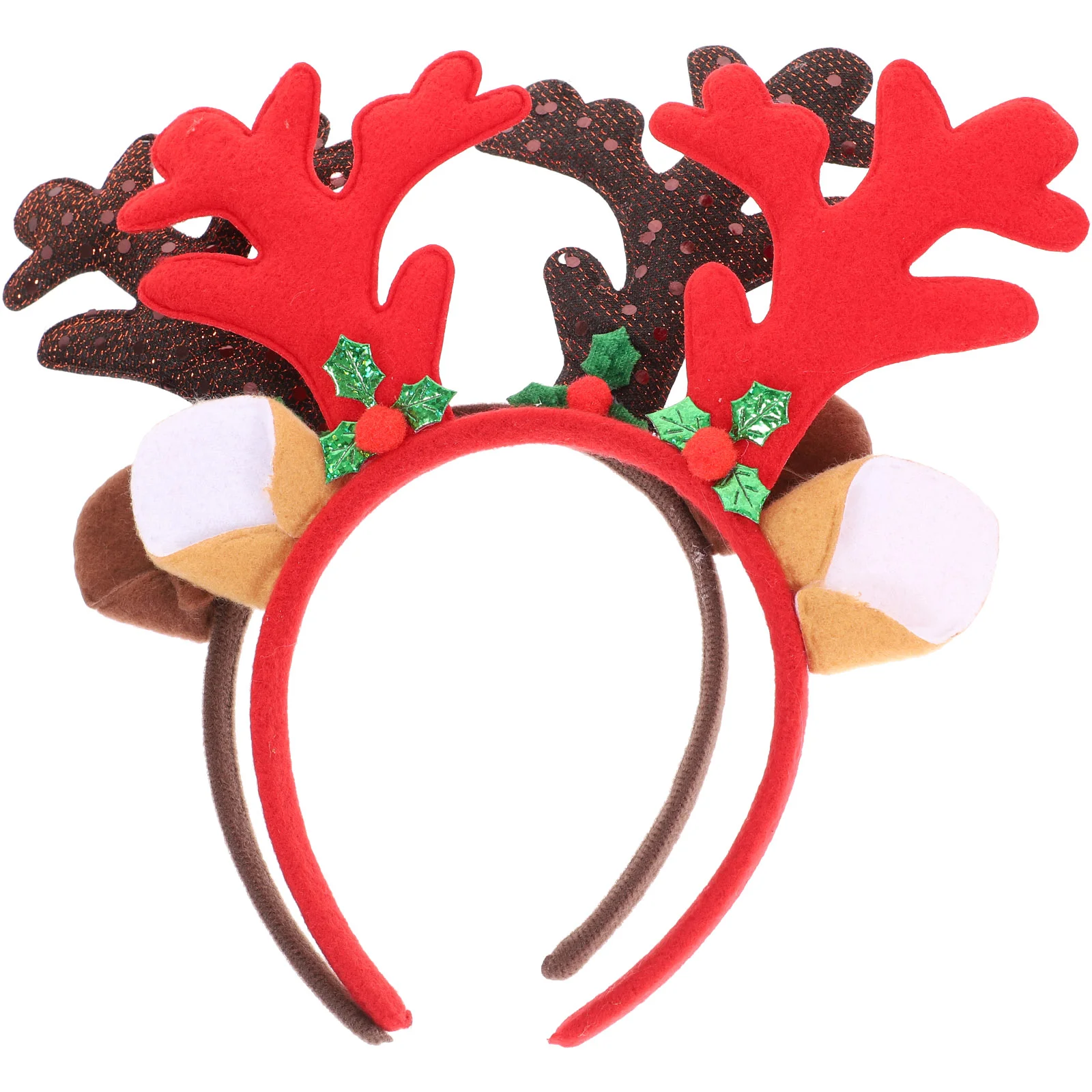 

2 Pcs Headband Girl Accessories Girls Fairy Wings Christmas Hair Clips Deer Party Headdress Kids for Hoop Animal Baby