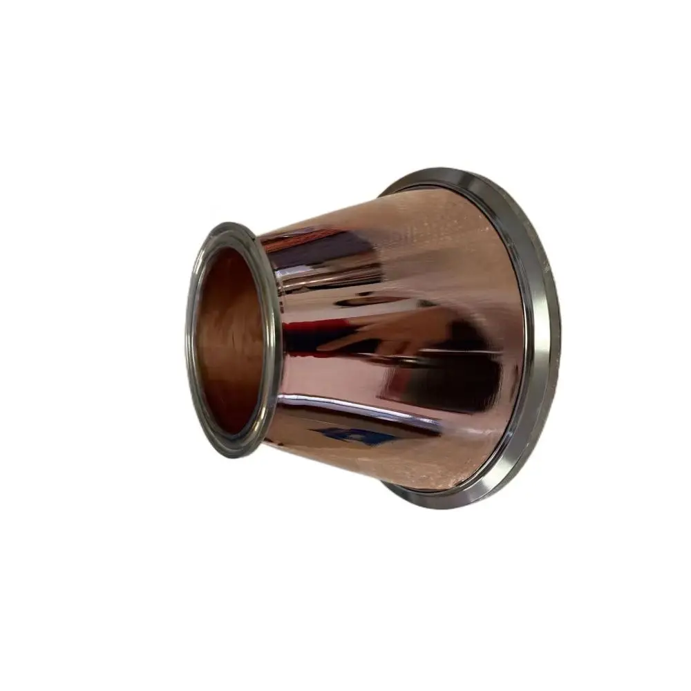 

Distillation, Moonshine still,Clamp 6" x 3" Copper Reducer , Red Copper
