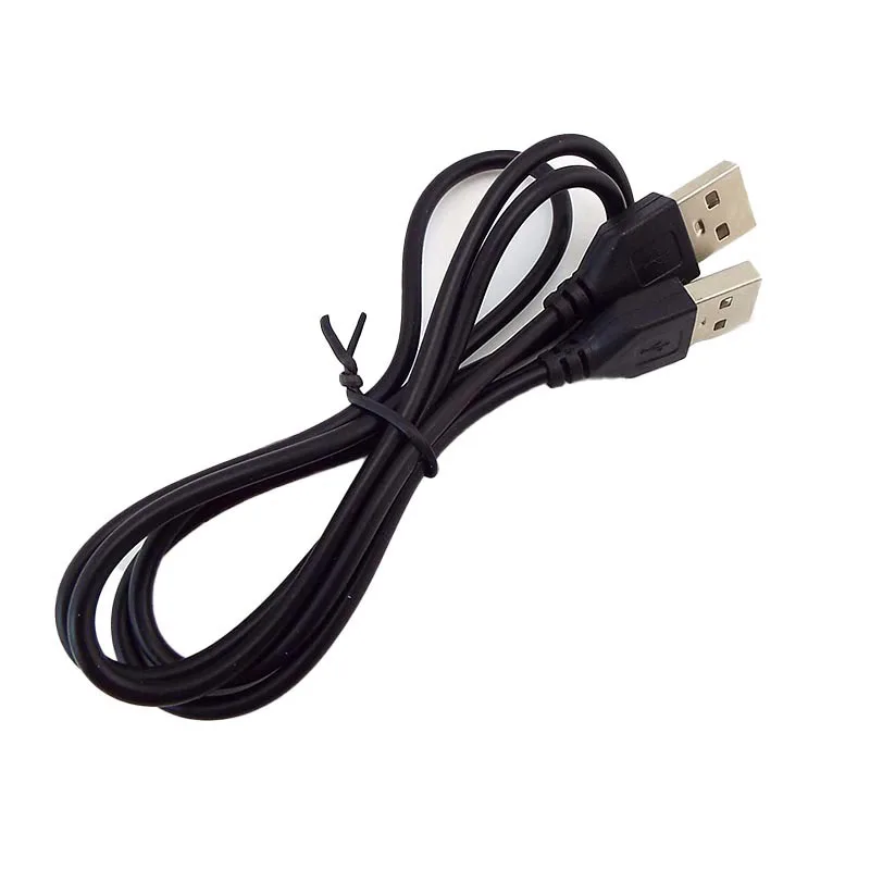 Kabel ekstensi USB 2.0 tipe A ke Male, kabel ekstensi adaptor konektor daya Transfer kecepatan tinggi untuk PC sinkronisasi Data e 1M