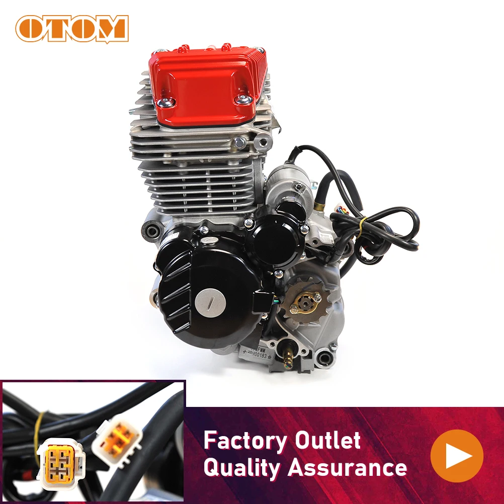 OTOM Motorcycle Air Cooled Engines 4T Engine Assembly For ZONGSHEN CB250R ZS172MM-6 250cc 4 Stroke ENGINE KEWS Dirt Bike Parts