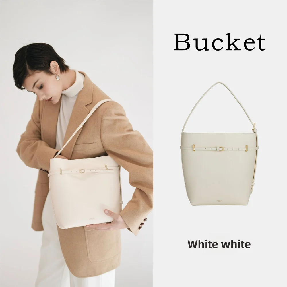 حقيبة دلو، فاخرة خفيفة، للتنقل المتخصص، حقيبة حمل ذات سعة كبيرة، شعور راقي، حقيبة كروس بكتف واحد للإبط