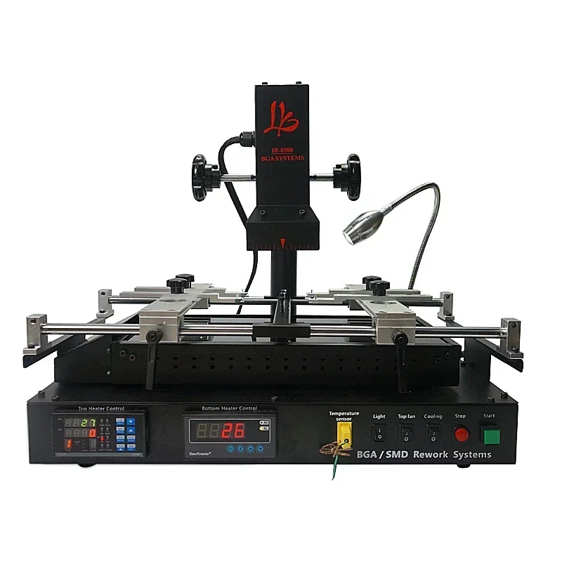 

NEW 2 Zones LY IR8500 BGA Rework Repairing Solder Station IR Heating for Game Boards Computer Motherboards Use 220V 2050W Power