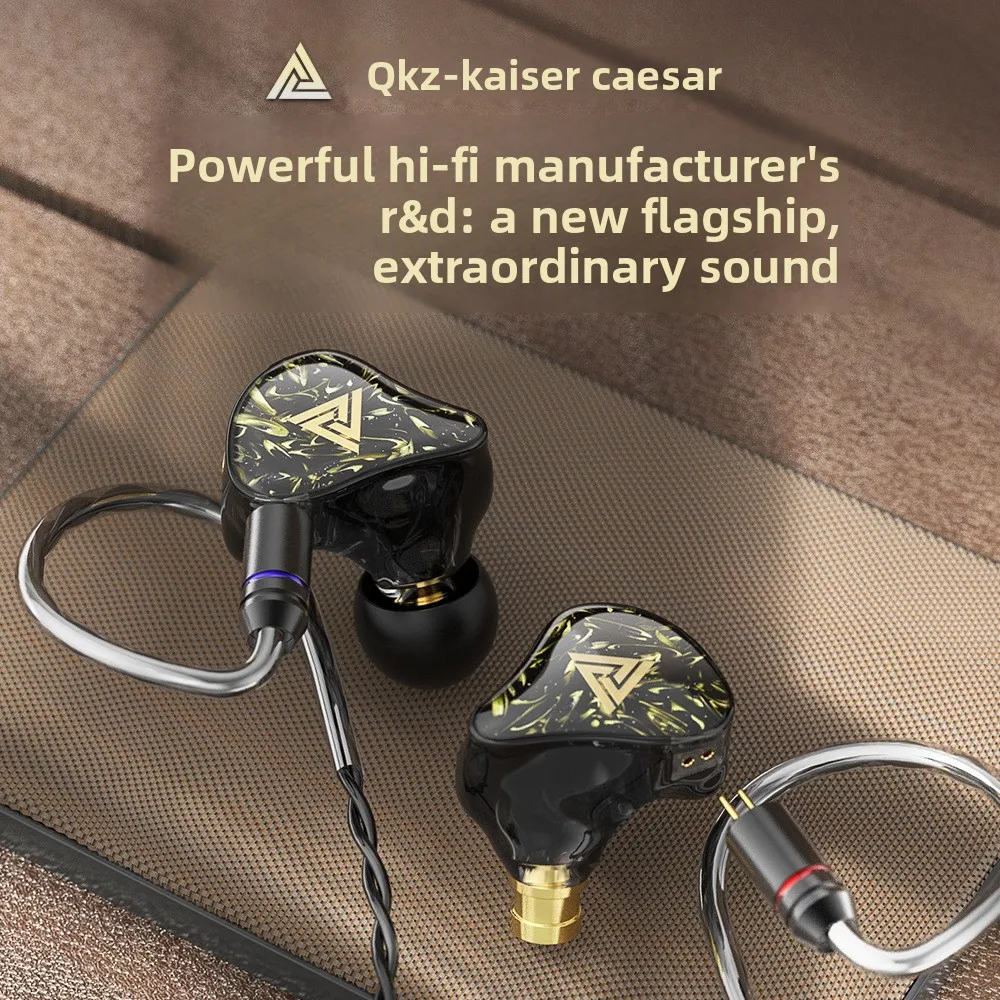 QKZ Kaiser FiLe Wired Earphone with Microphone HiFi Music Earphone