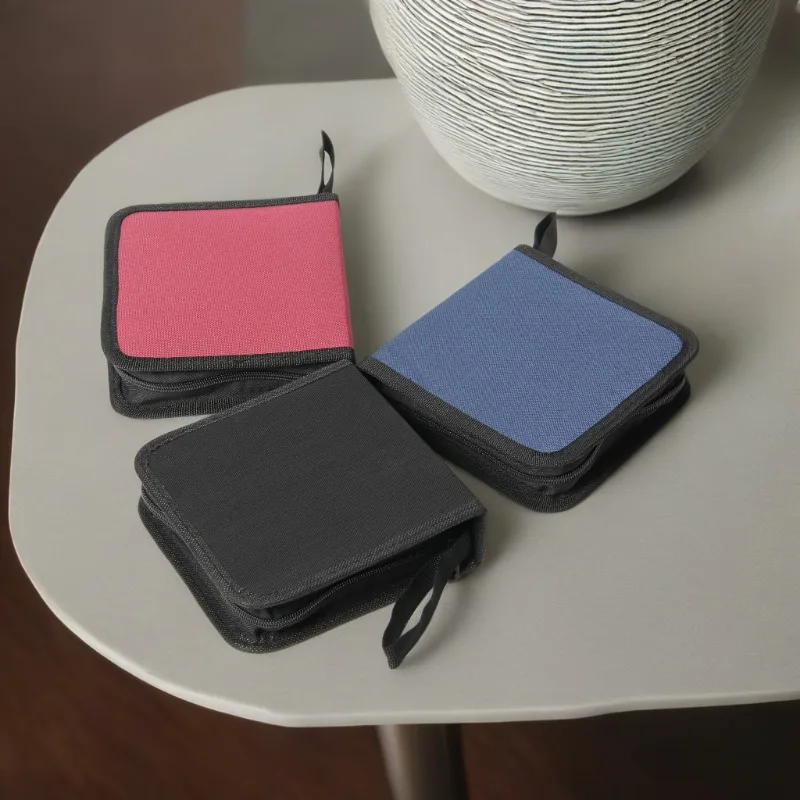 One Pack Contains 40 Tablets CD/DVD Case Holder: Portable Wallet Disc Storage Binder for Car, Home & Travel - Keep Your Discs
