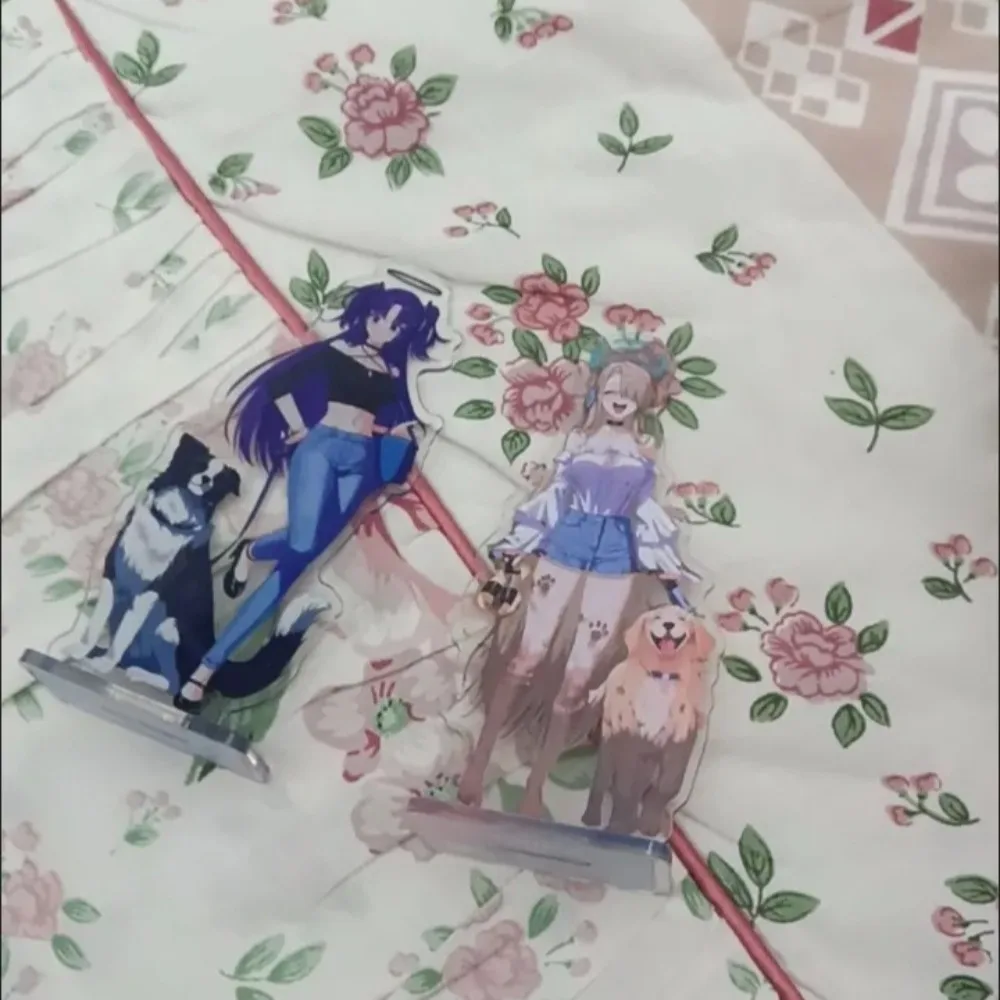 جديد الأزرق الأرشيف الاكريليك حامل الشكل Hayase Yuuka Ichinose Asuna أنيمي الطرفية لطيف موضة حساسة سطح المكتب حلية الهدايا
