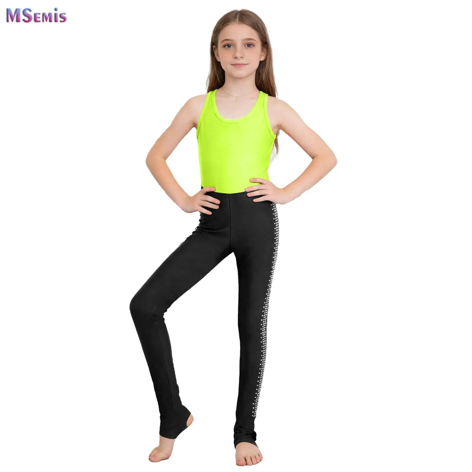 

Спортивные комбинезоны для девочек: для йоги, танцев, гимнастики, выступлений, костюм для Хэллоуина