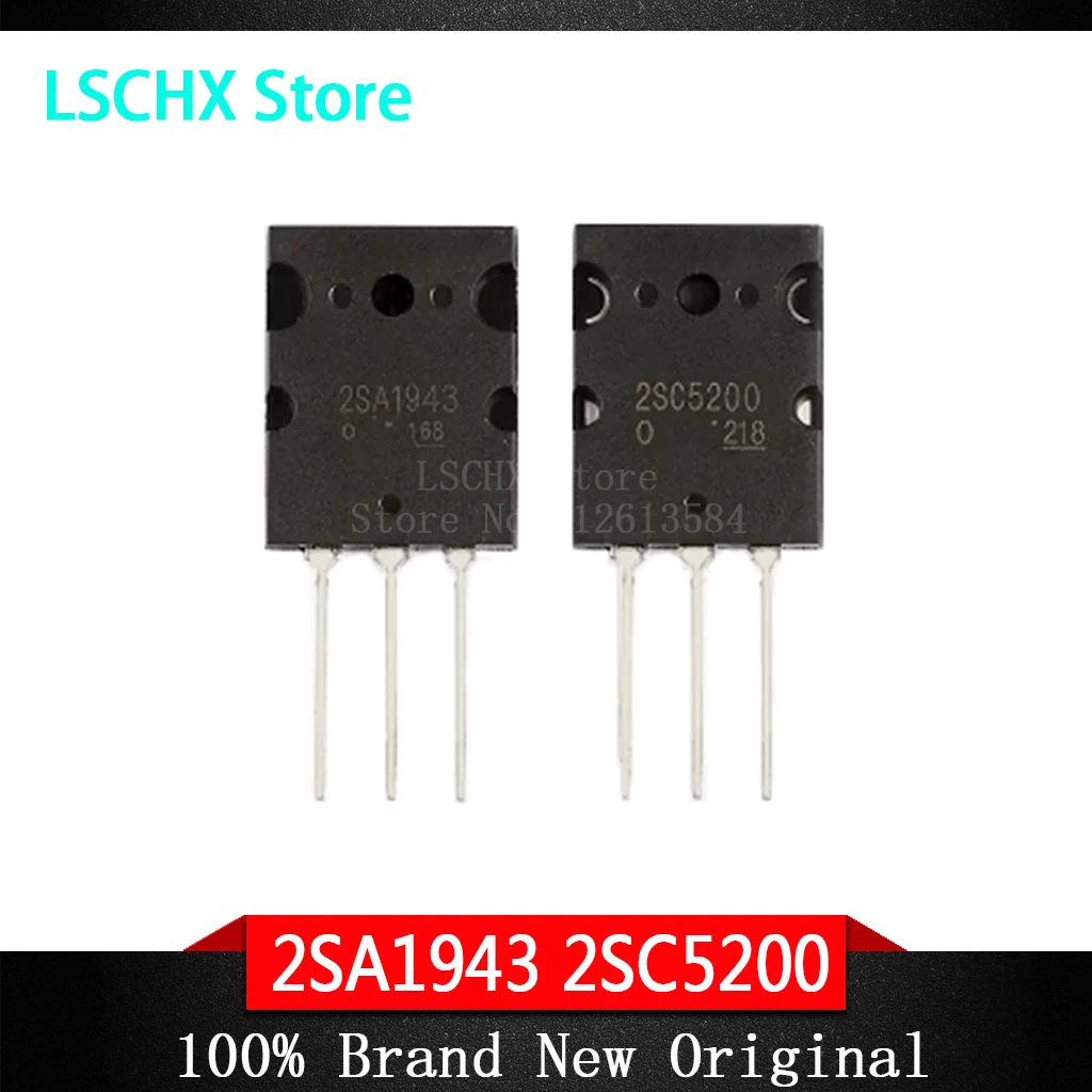 10PCS 2SA1943 TO-3P 2SC5200 TO-3PL 3pair (5PCS SC5200 SA1943) TTC5200 TTA1943 100% New Original IC Chip in stock