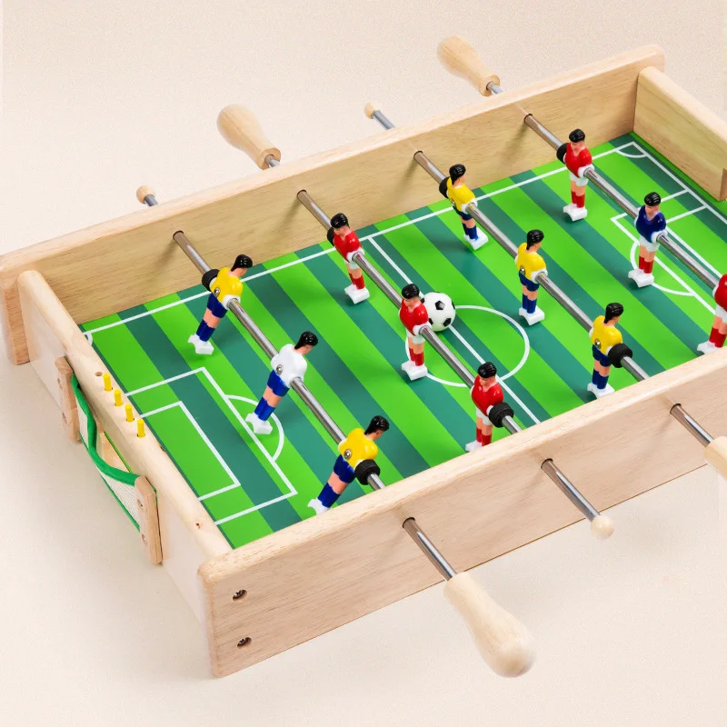 

Children's Wooden Indoor Mini Table Football Traditional Educational Toy Sports Leisure Two-person Ice Hockey Battle Game