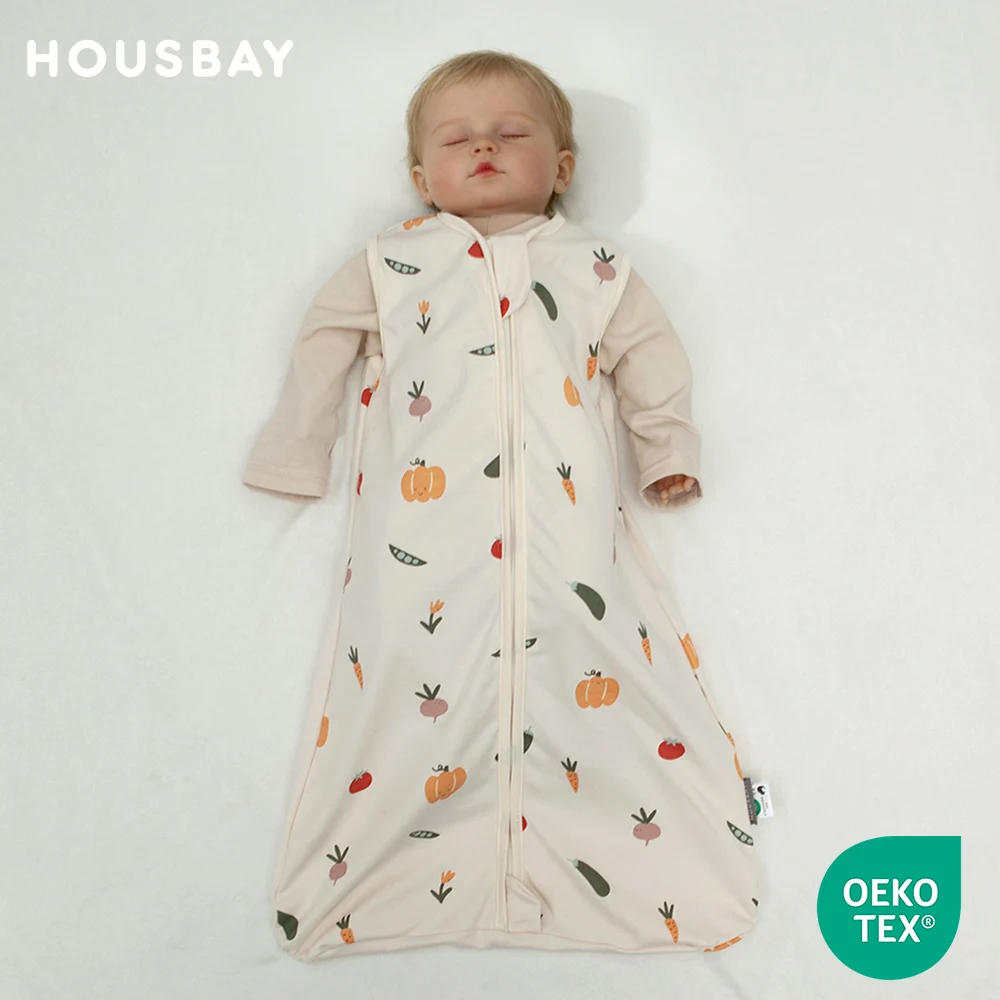 

Детский спальный мешок из 100% хлопка, мягкие летние тонкие дышащие носимые одеяла для младенцев, противоударные детские спальные мешки для детей 0-24 месяцев